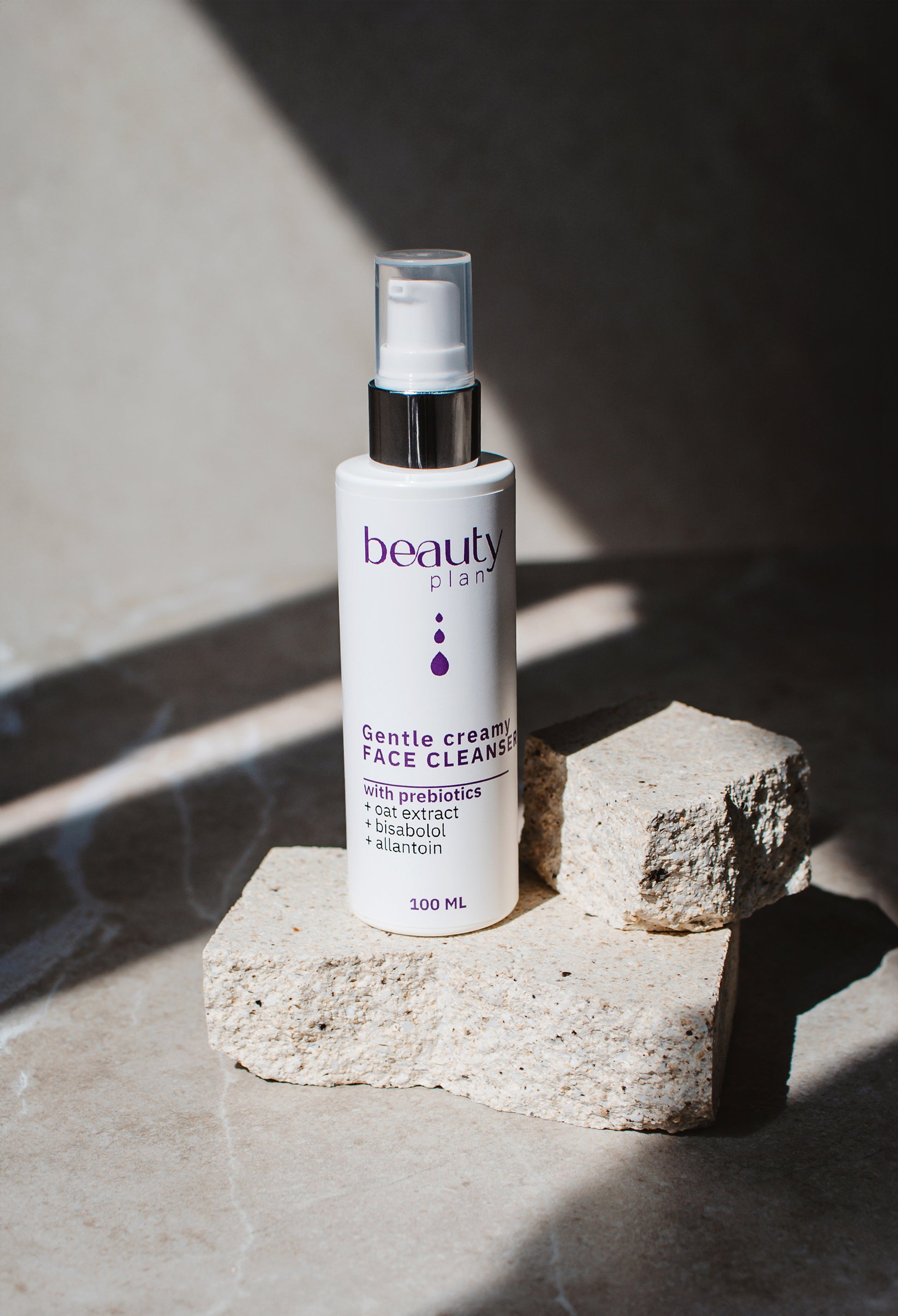 Švelnus veido prausiklis jautriai odai – Beauty Plan kosmetika