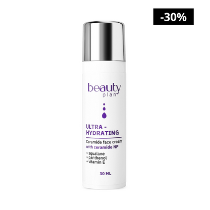 INTENSYVIAI DRĖKINANTIS KERAMIDŲ VEIDO KREMAS, 30 ml