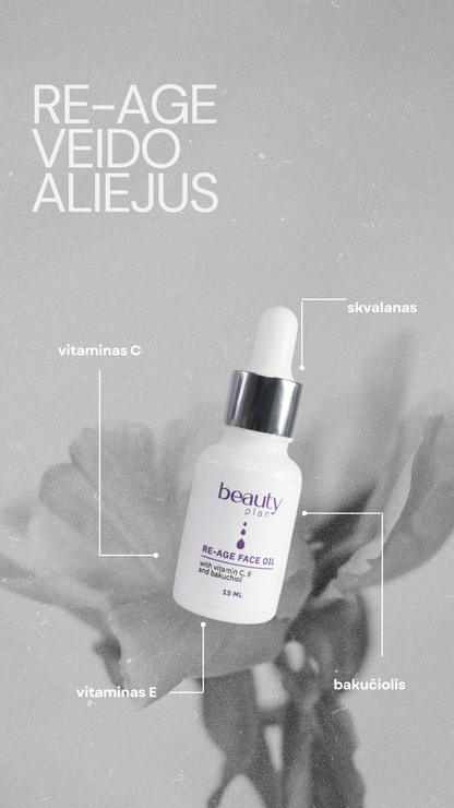 Maitinamasis ir stangrinantis veido aliejus – brandžios odos priežiūra