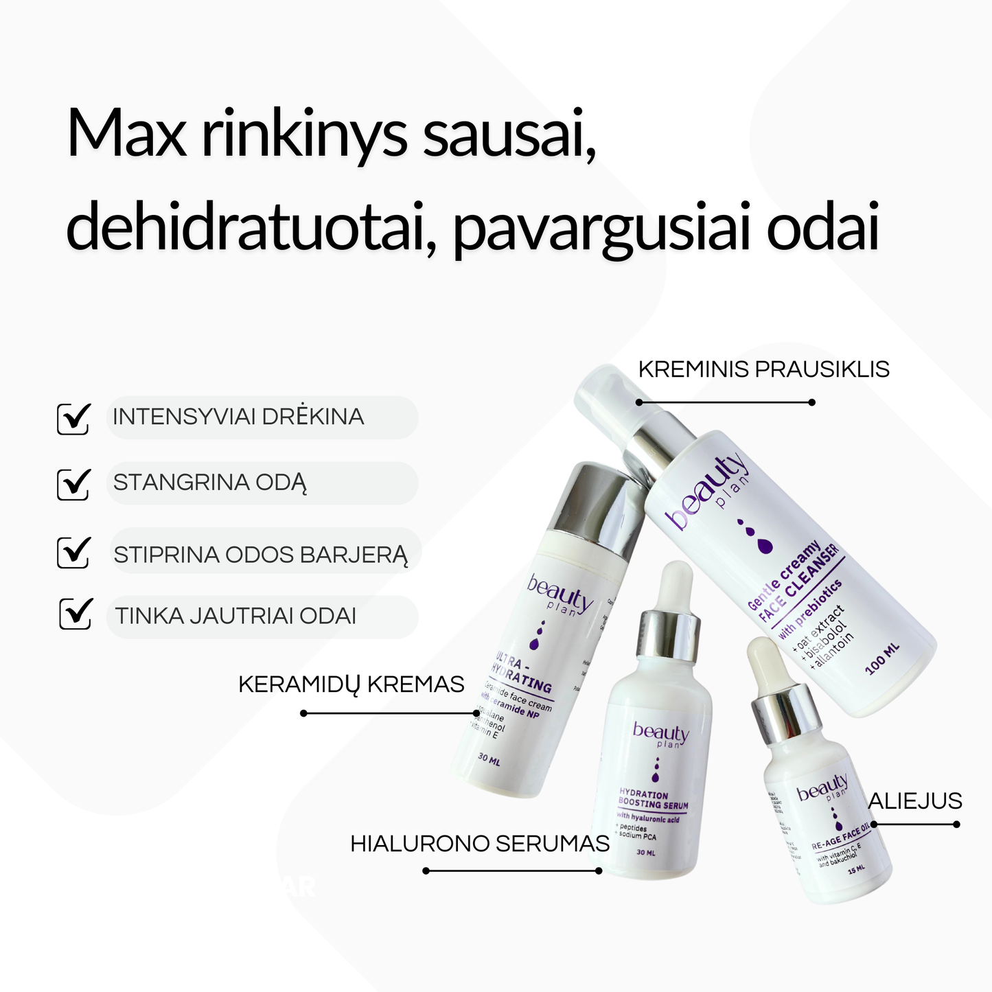 Beauty Plan MAX rinkinys – kompleksinė priežiūra