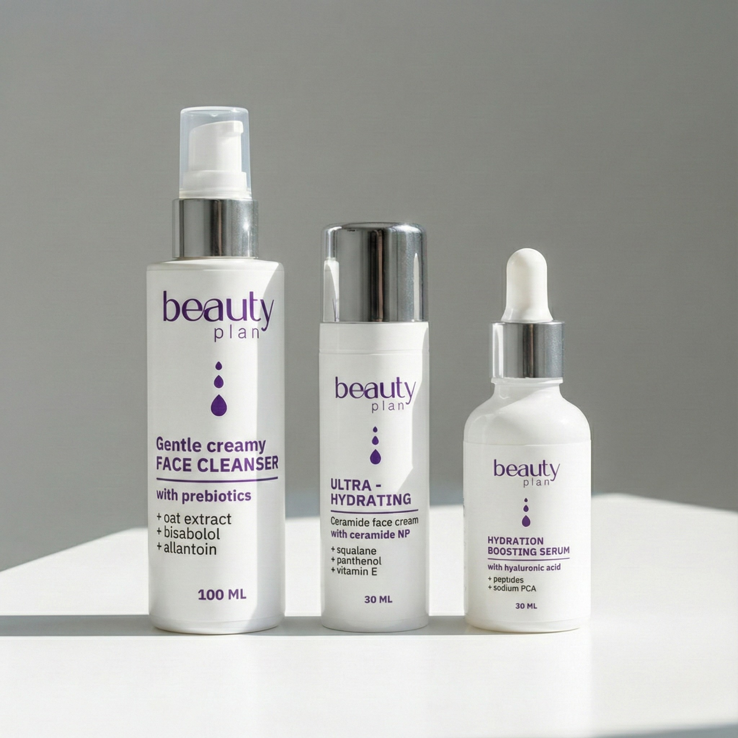 Produktų rinkinys jautriai odai – pilna rutina