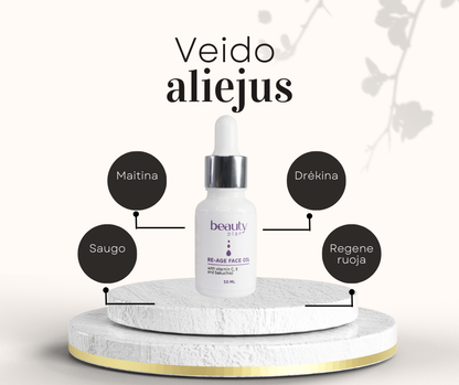 Anti-age veido aliejus – švytinčiai ir minkštai odai